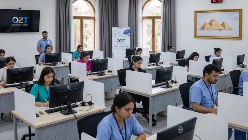 مراکز برگزار کننده ی آزمون oet در مصر