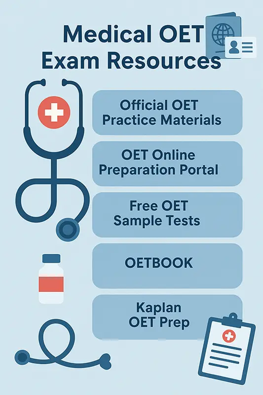 منابع آزمون OET پزشکی